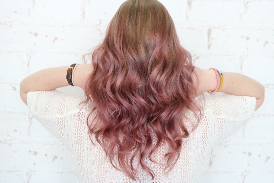 Rose gold color (ombre &balayage color)